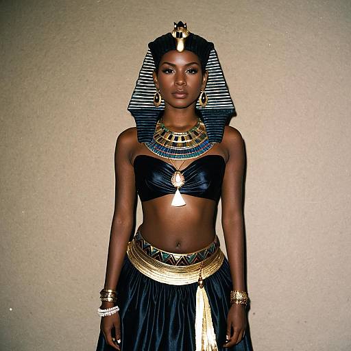 Woman in Egyptian Pharaoh Costume