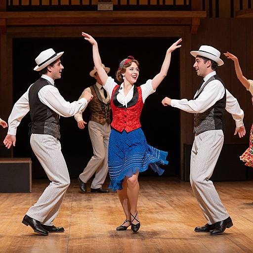 Energetic 1920s Stage Dance