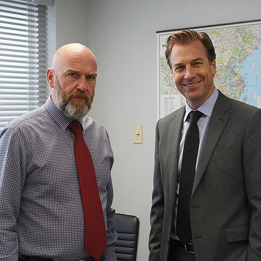 Two Businessmen in Office