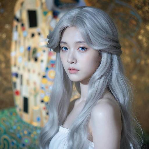 Long-Exposure Art Nouveau Portrait