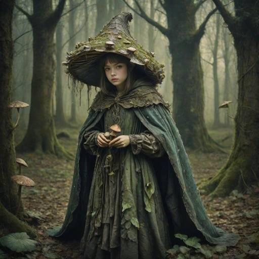 Whimsical Grunge Medieval Mushroom Fairy Whimsical Grunge Medieval Mushroom Fairy