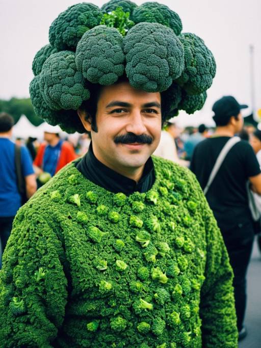 Cosplay Festival: Broccoli Costume Portrait