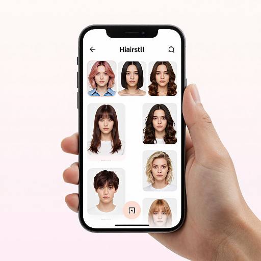 Futuristic Hairstyle Transformation App