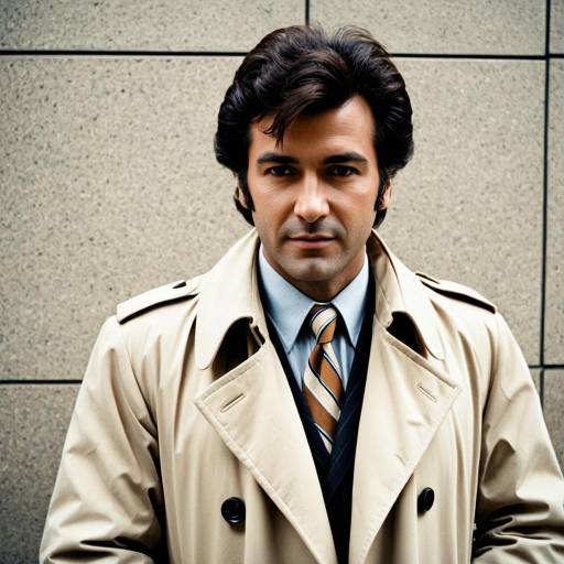 Vintage Columbo Cosplay Detective Costume