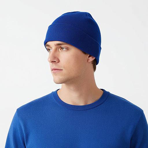 Thermal Image of Man in Blue