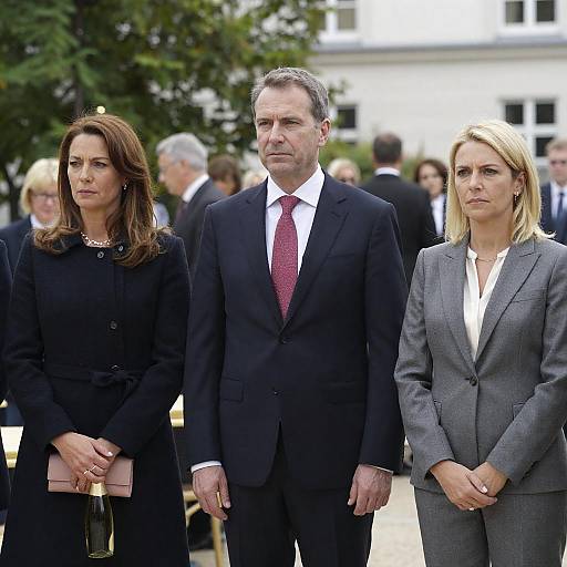 Outdoor Event with Three Attendees