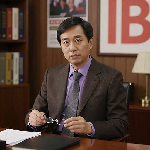 Professional Man in Stylish Office Setting