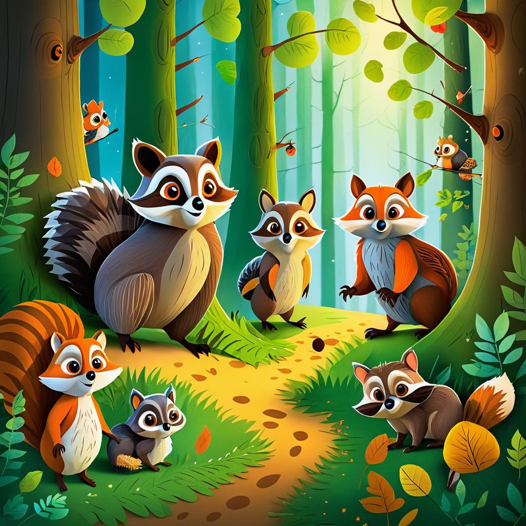 Cozy Forest Friends: A Colorful Adventure