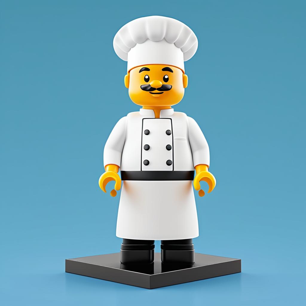 Customizable Minifigure Chef Landscape