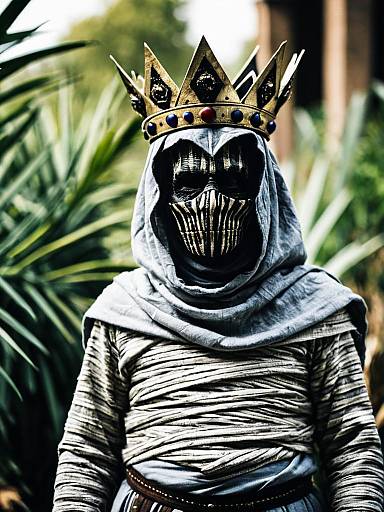 Mummy Queen Costume with Crown