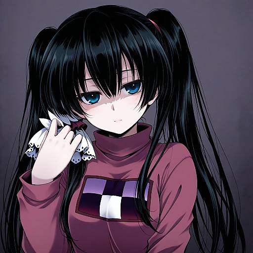 Illustration of Monoko, yume nikki in the style of Ugatsu matsuki