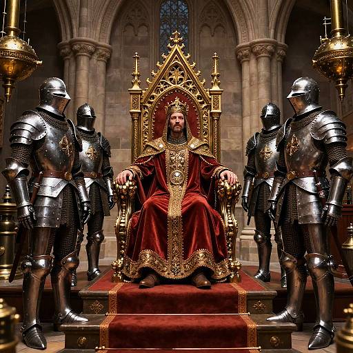 Steampunk Medieval Royal Throne Room