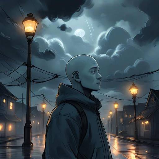 Worried Wojak in Stormy Atmosphere