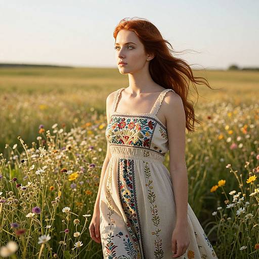 Ultrarealistic Portrait of Slavic Woman