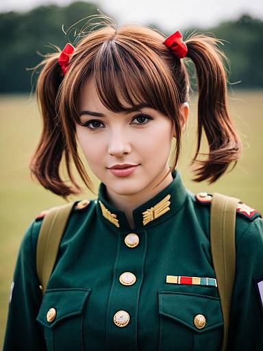 Lifestyle costume photo of Alisa (girls und panzer). Cosplay clothes