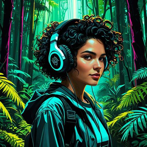Vibrant Bio-Luminescent Badger Graphic Novelist