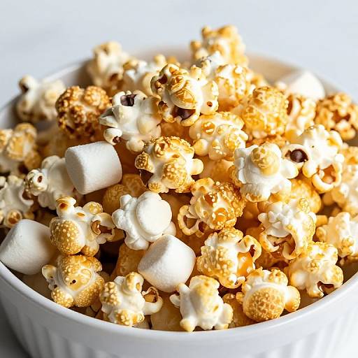 Delicious S'mores Caramel Popcorn