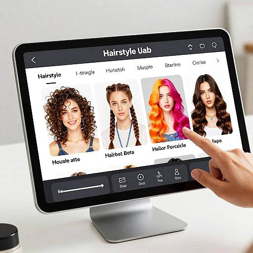 Futuristic Hairstyle Photo Editor App