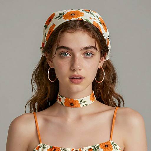 Vibrant Portrait of a Young Woman