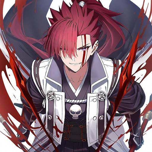 Illustration of Mori nagayoshi (fate), fate (series) in the style of Shinomu (cinomoon)