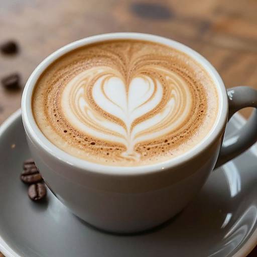 Mccafe Latte Art Heart Design