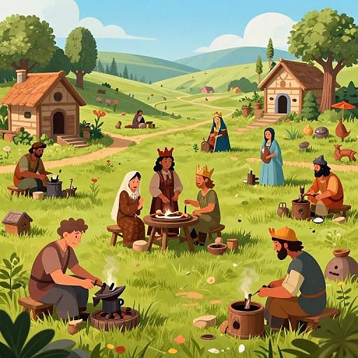 Happy Kingdom of Agriculturists and Blacksmiths