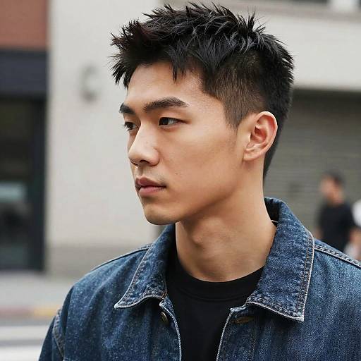 Modern Precision Lightskin Cuts Portrait