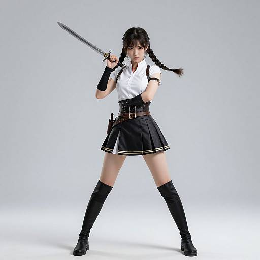 Young Warrior Woman Character Concept