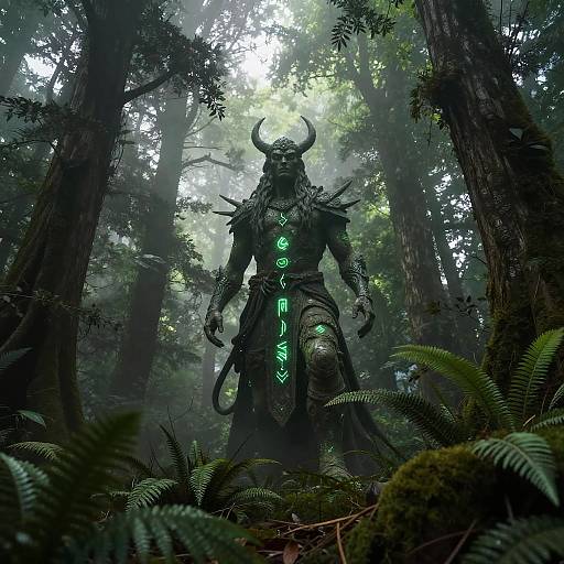 Mystical Forest Guardian in Fantasy
