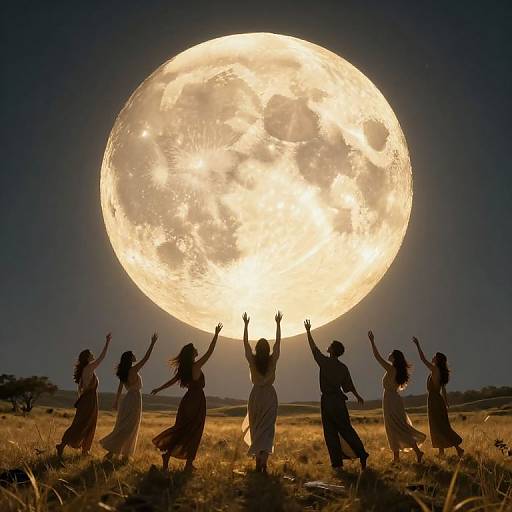 Celestial Moonlit Dreamscape Dance