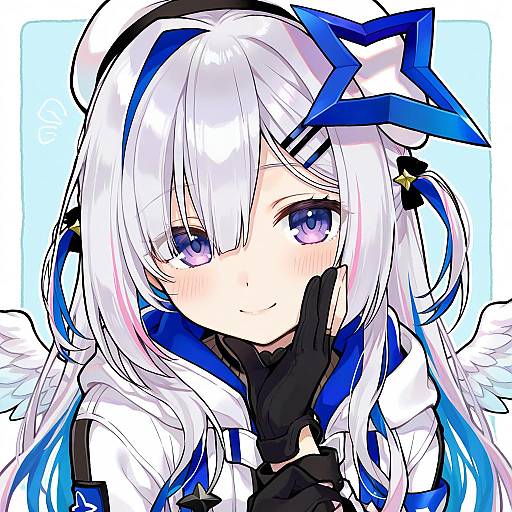 Illustration of Amane kanata (work), hololive in the style of Doradorakingyo