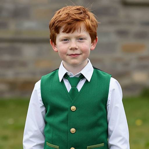 Irish Fancy Dress Red-Haired Boy