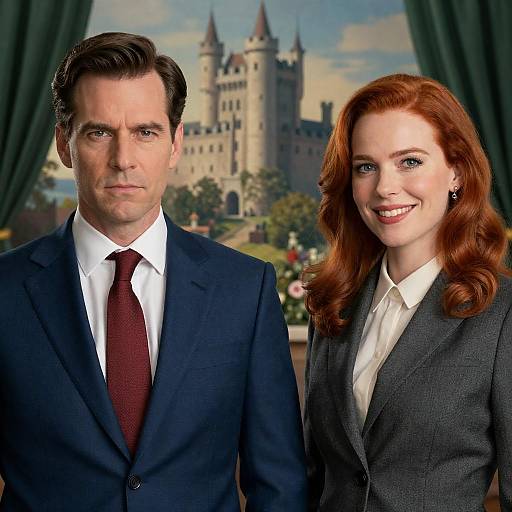 Dynamic Duo: Castle Movie Poster Design