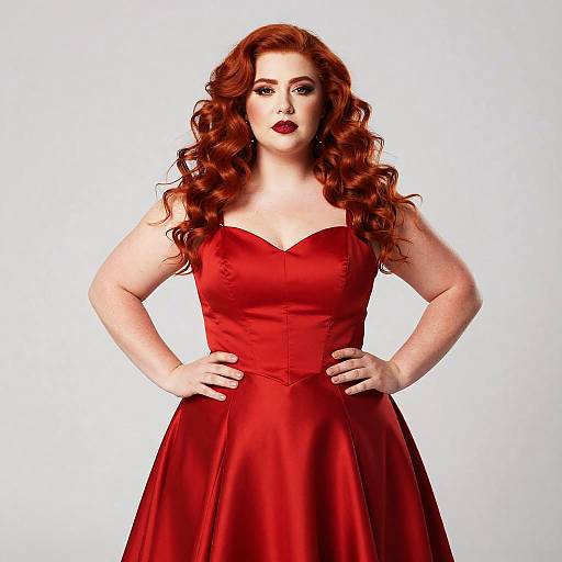 Plus Size Scarlet Singer Costume