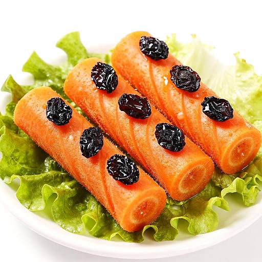 Vibrant Spiral-Cut Carrot Snacks