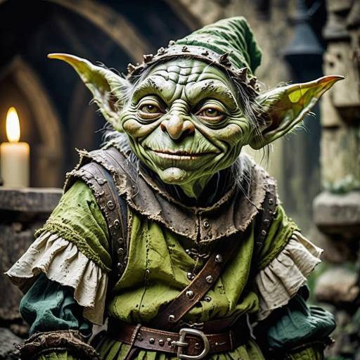 Whimsical Grunge Goblin in Fairy Tale Whimsical Grunge Goblin in Fairy Tale