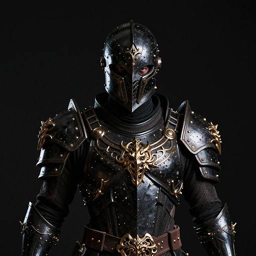 Gilded Abyssal Ranger in Black Armor