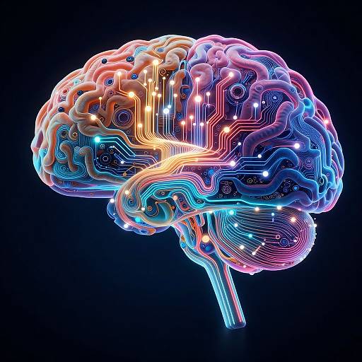 Abstract Neural Networks in Sci-Fi Art