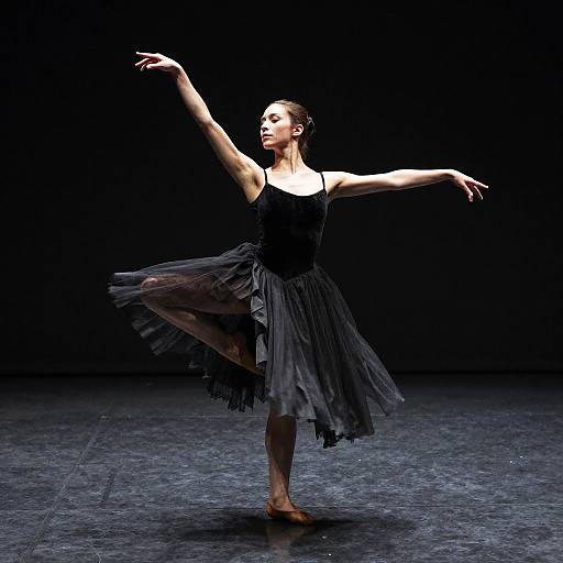 Realistic Portrait of Dancer by Degas