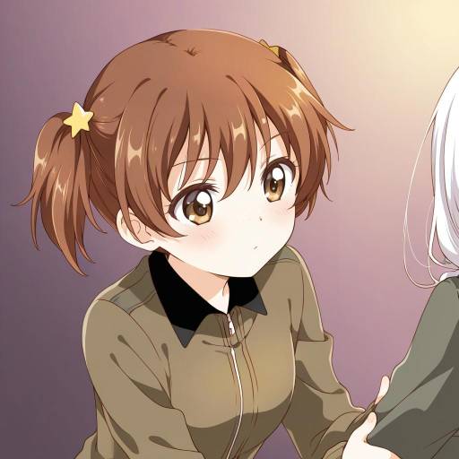 Illustration of Alisa (girls und panzer), girls und panzer in the style of Namori