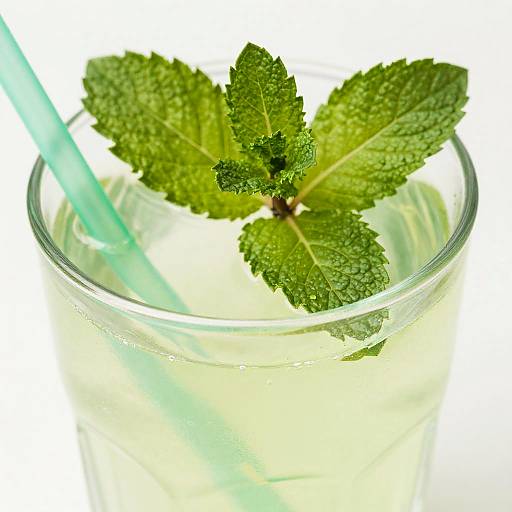 Refreshing Mint Drink Photography
