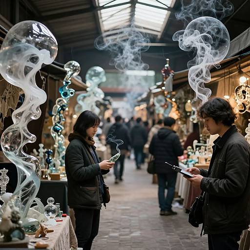 Surreal Dream Marketplace Sculptures