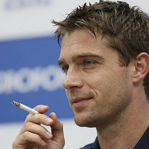 Portrait of a Man with Cigarette