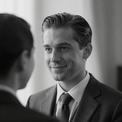 Elegant Black-and-White Portrait Capture