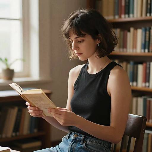 Thoughtful Young Poet Portrait