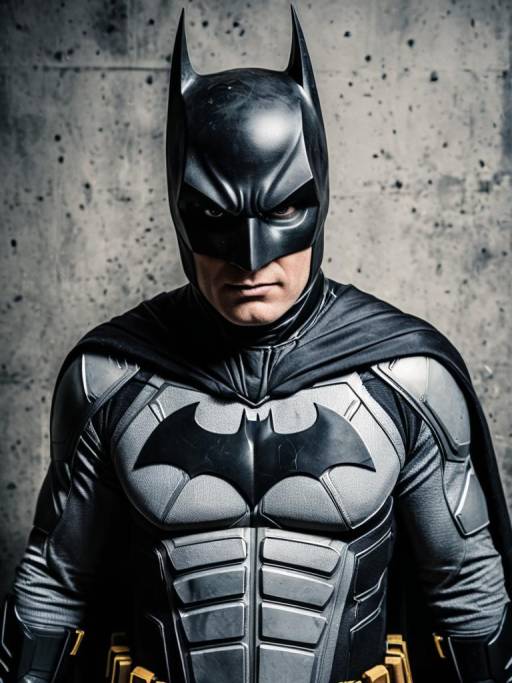 Dynamic Batman Mask Cosplay Portrait