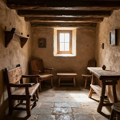 Cozy Rustic Medieval Interior