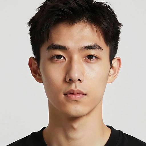 Hyper-Realistic Slim Face Portrait