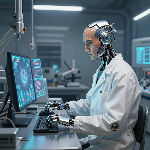 Futuristic Bosconovitch Robot Scientist