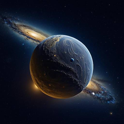 Stunning Isolated Celestial Body Illustration